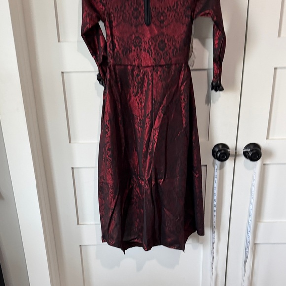 Kid’s Victorian Vampire Costume - Red and Black New - Picture 12 of 13